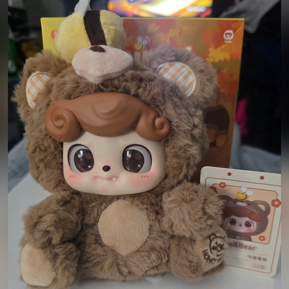 QKids Animal Preschool Series Plush Pendant. "Bee & Bear" - Picture 2 of 12